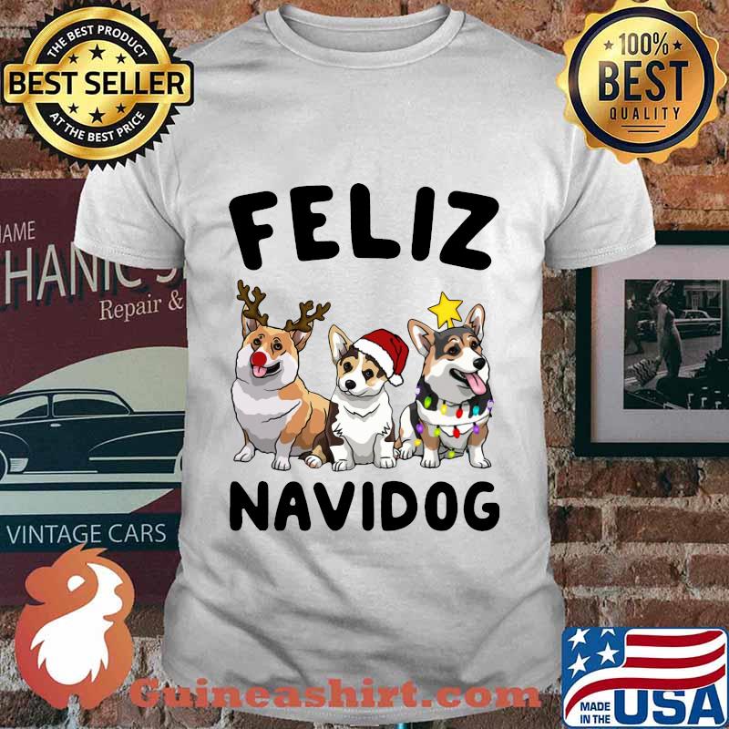 Merry christmas dogs feliz navidog shirt