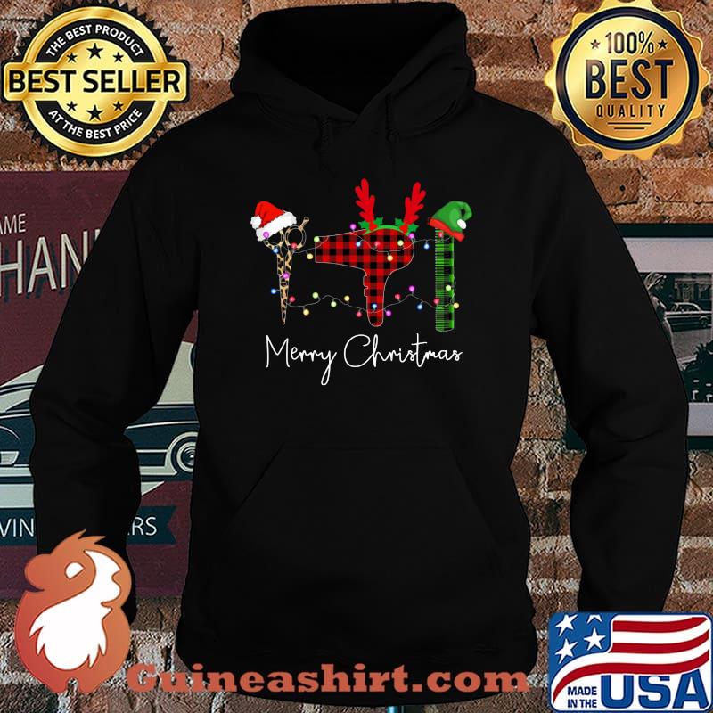 Merry christmas hairstyles lights s Hoodie