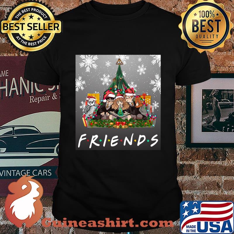 Merry christmas harry potter friends shirt