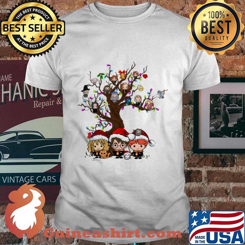 Merry christmas harry potter tree shirt