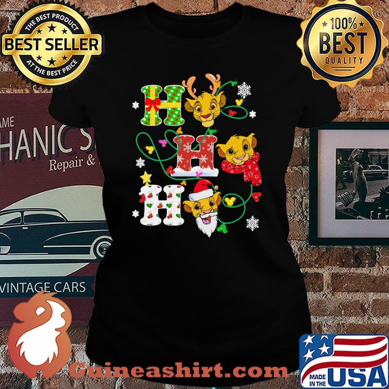 Merry christmas lion king ho ho ho s Laides tee