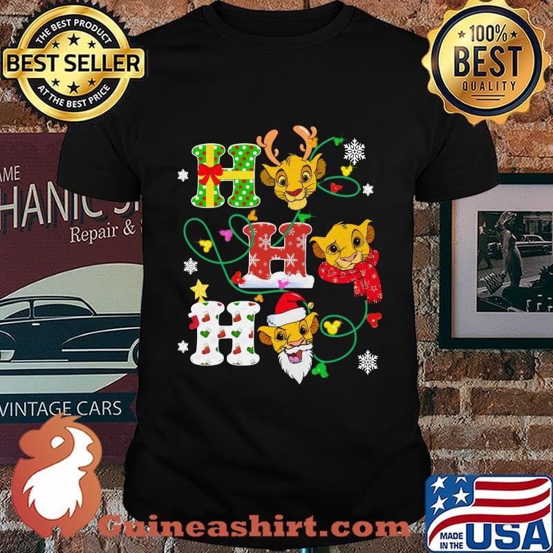 Merry christmas lion king ho ho ho shirt
