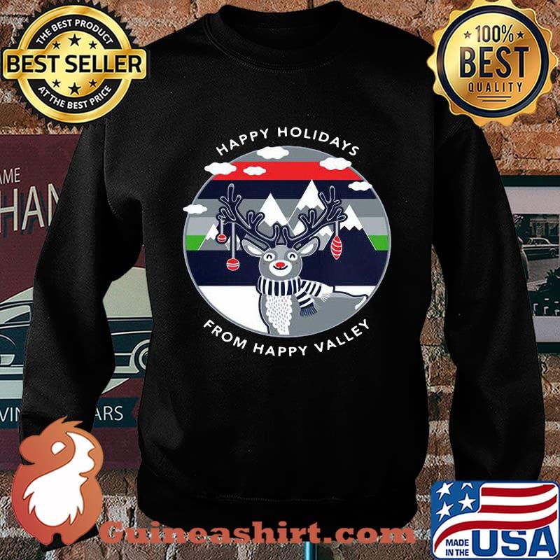 Merry christmas reindeer happy holidays from happy valley s Sweater