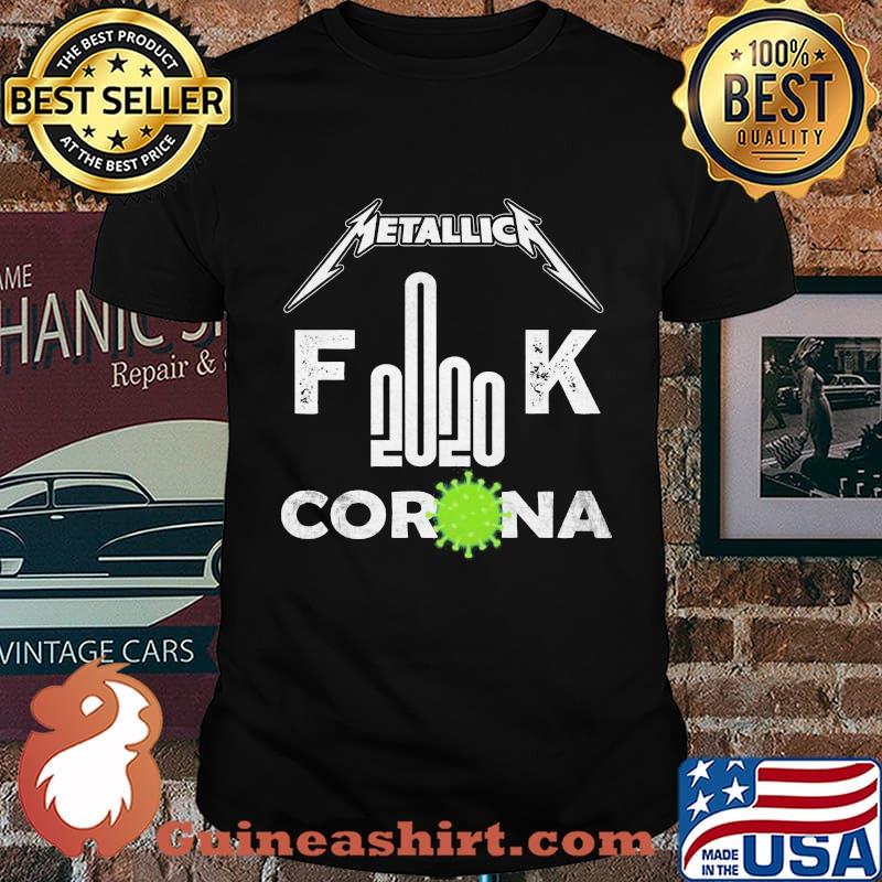 Metallica 2020 fuck coronavirus shirt