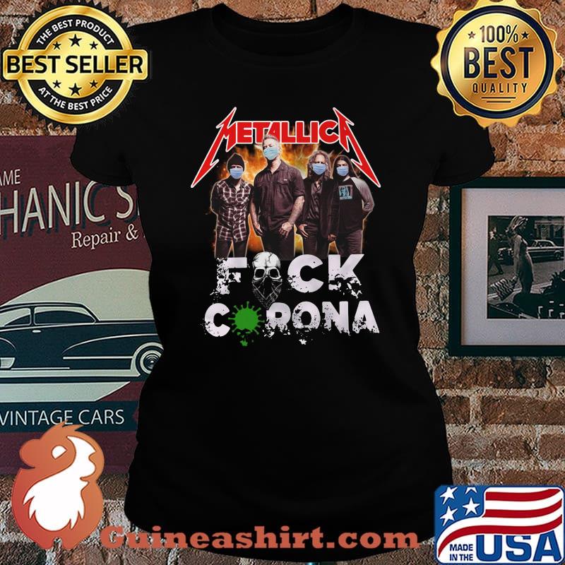 Metallica mask fuck coronavirus s Laides tee