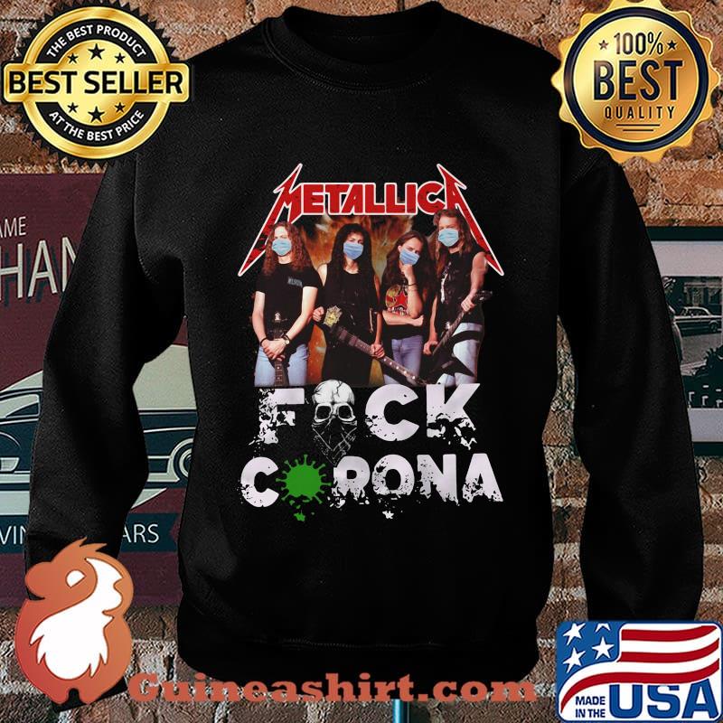 Metallica mask fuck coronavirus skull s Sweater