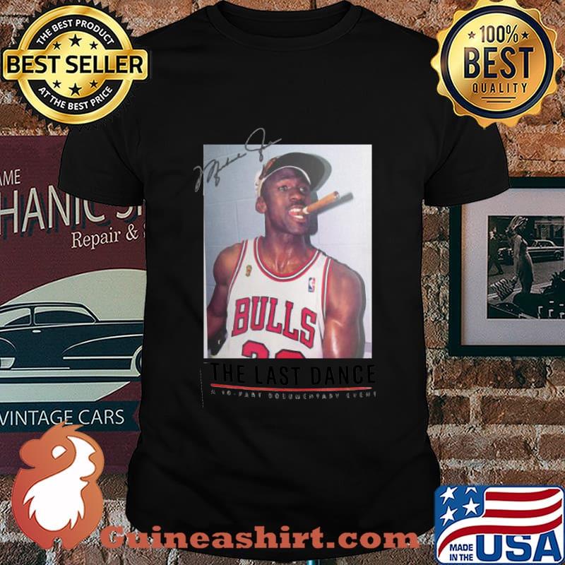 Michael jordan the last dance signature shirt