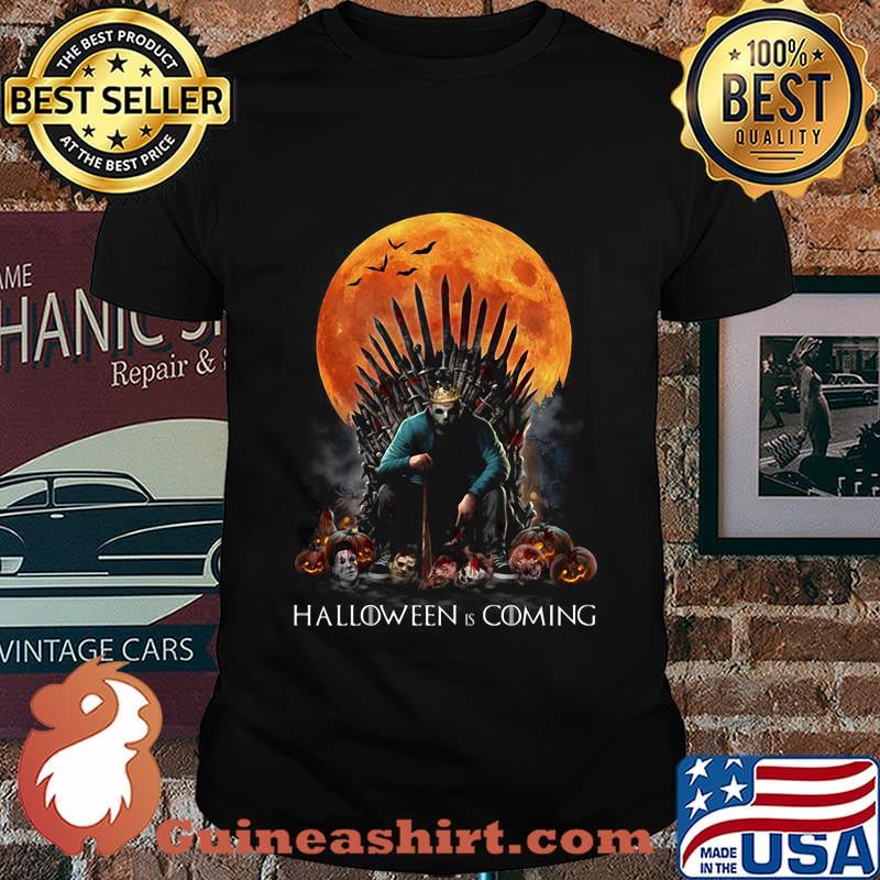 Michael myers the king of halloween is coming sunset shirt