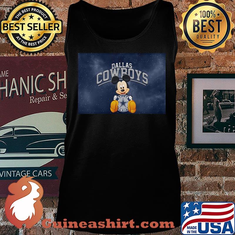 Mickey mouse hug dallas cowboys s Tank top