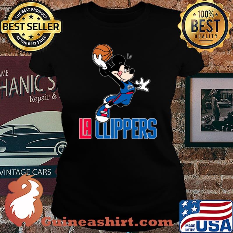 Mickey mouse los angeles clippers basketball s Laides tee