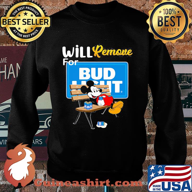 Mickey mouse will remove for bud light s Sweater