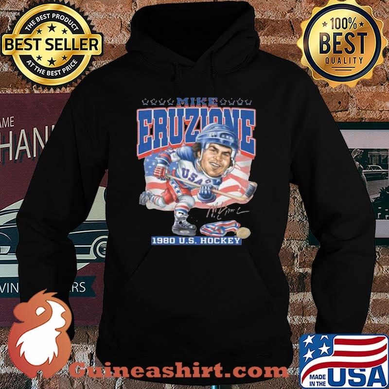 Mike eruzione 1980 us hockey american flag s Hoodie