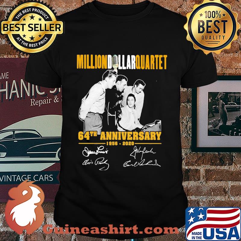 Million dollar quartet 64th anniversary 1856 2020 signatures shirt