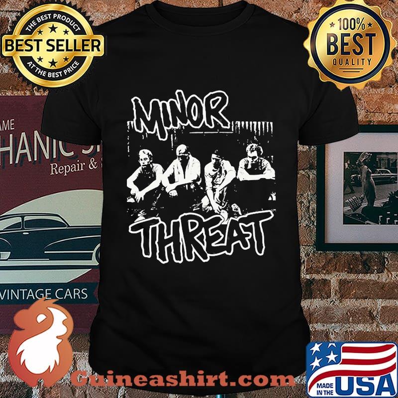 Minor threat band members shirt