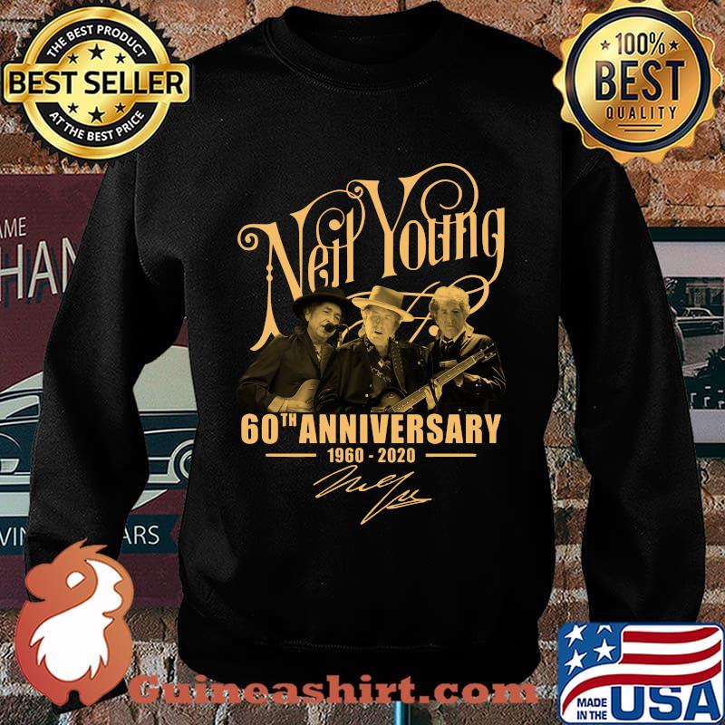 Neil young 60th anniversary 1960 2020 signatures s Sweater