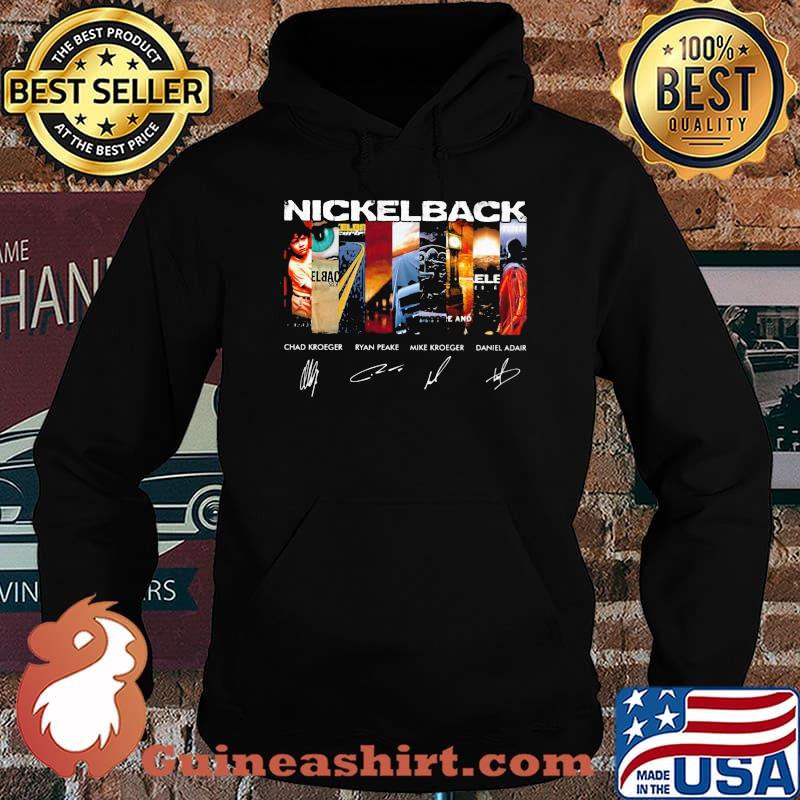 Nickelback band members signatures s Hoodie