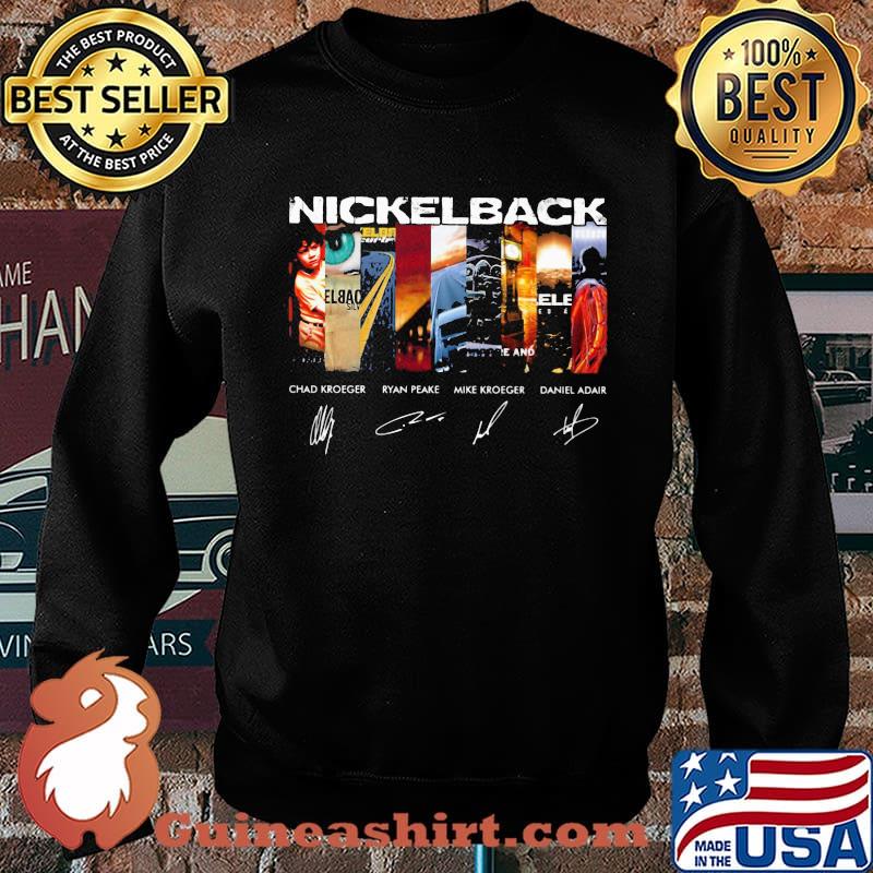 Nickelback band members signatures s Sweater