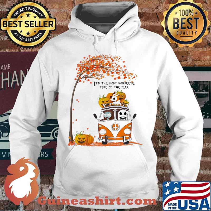 Nightmare riding peace bus it's the most wonderful time of the year leaves tree s Hoodie