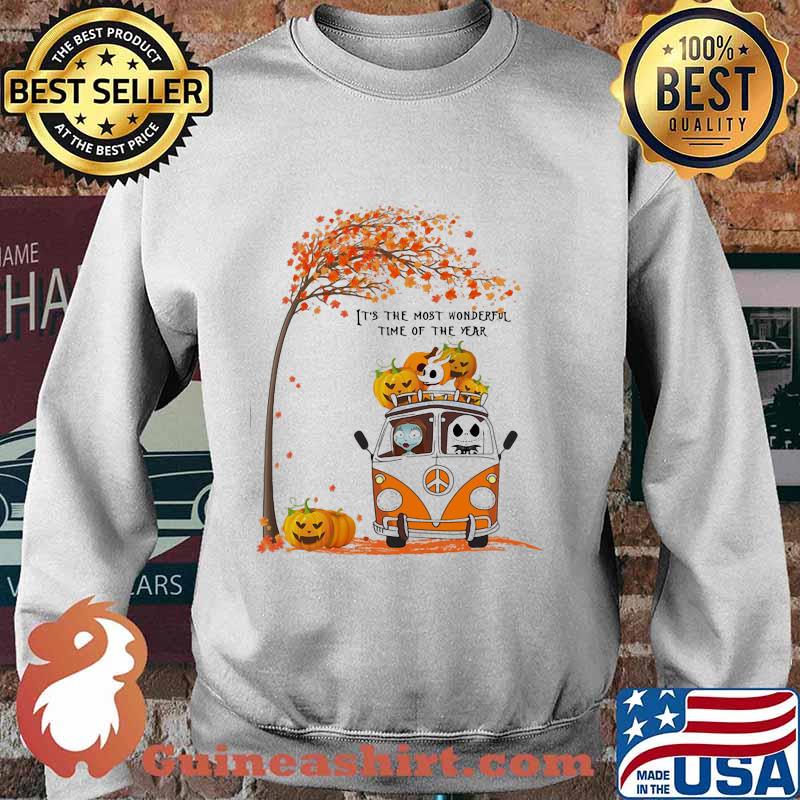Nightmare riding peace bus it's the most wonderful time of the year leaves tree s Sweater