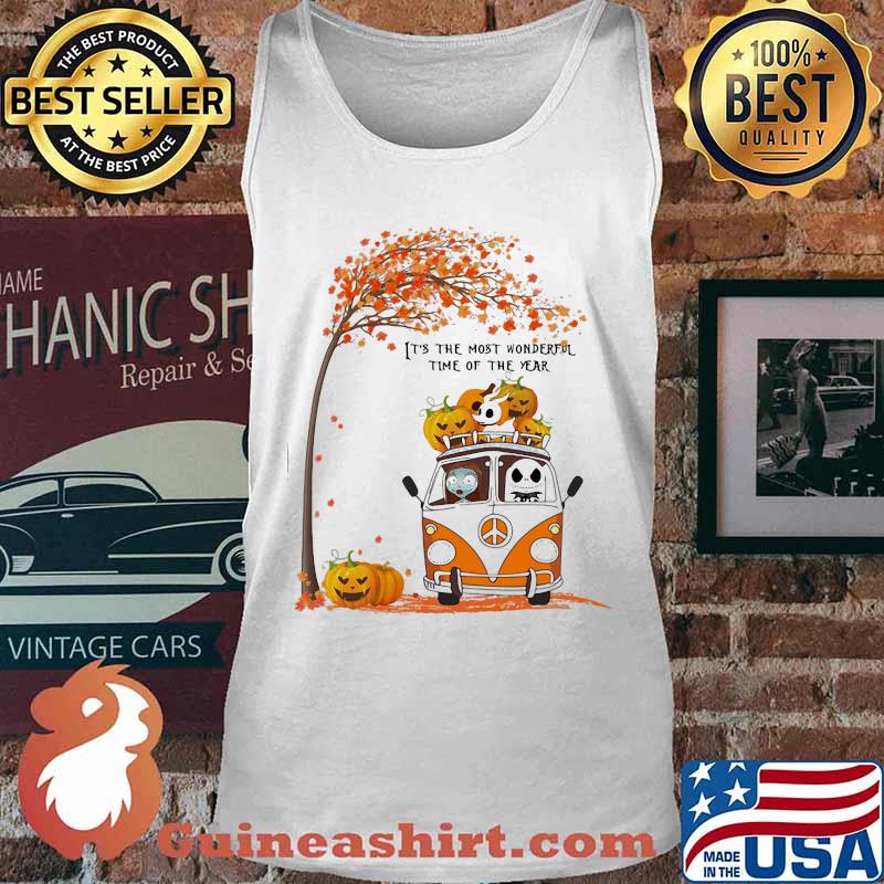 Nightmare riding peace bus it's the most wonderful time of the year leaves tree s Tank top