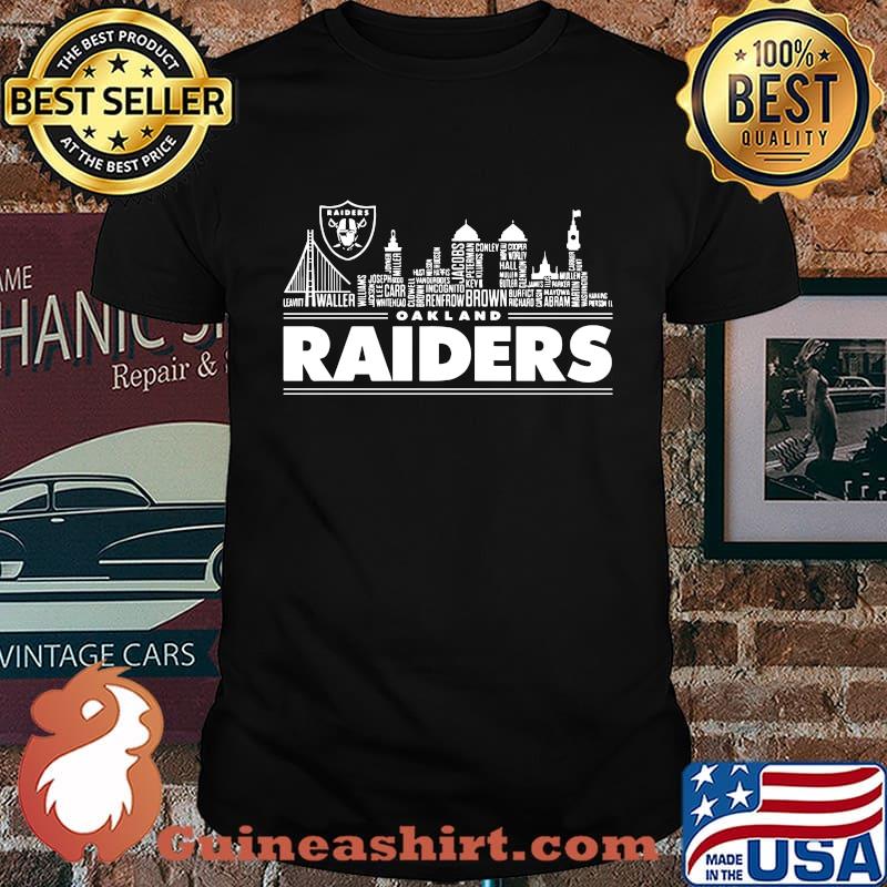 Oakland raiders football logo city shirt