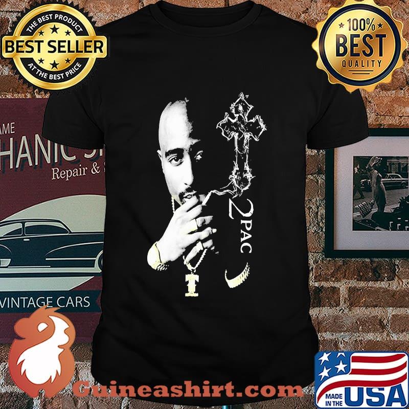 Official 2pac rapper jesus shirt