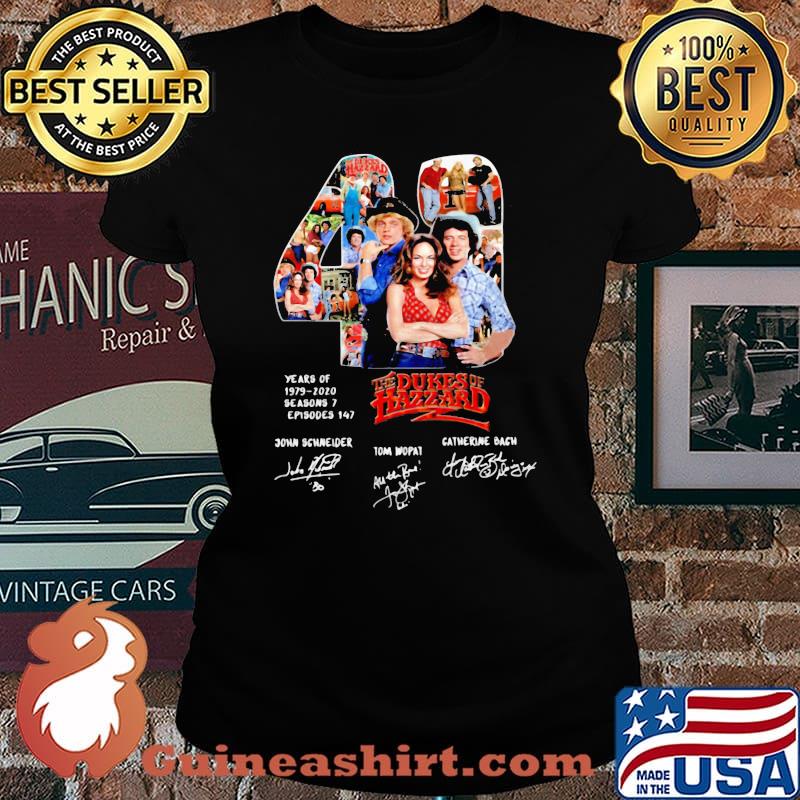 Official 41 Year Of The Dukes Of Hazzard 1979 2020 Seasons 7 Episodes 147 Signatures s Laides tee