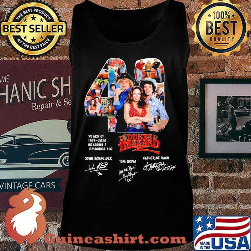 Official 41 Year Of The Dukes Of Hazzard 1979 2020 Seasons 7 Episodes 147 Signatures s Tank top