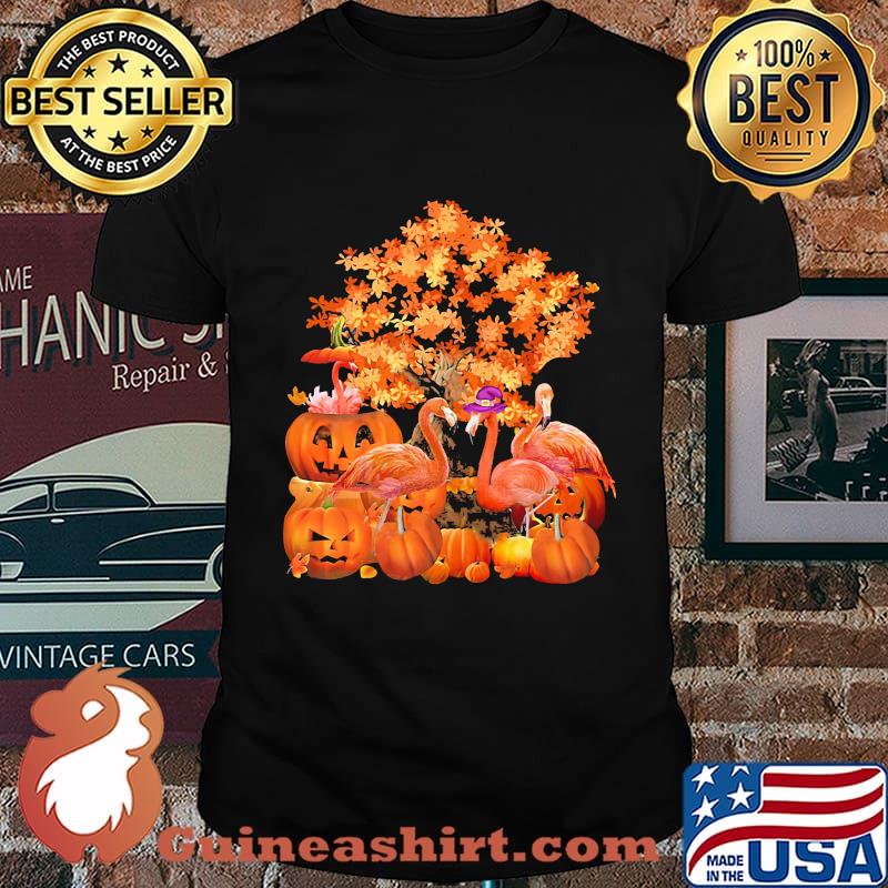 Official Fall Flamingo Halloween shirt