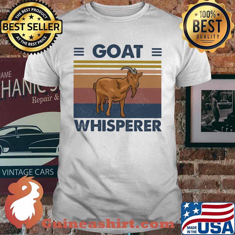OFFICIAL GOAT WHISPERER VINTAGE RETRO SHIRT