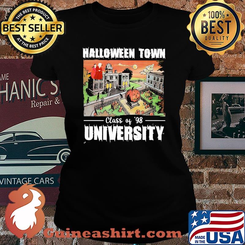 Official Halloween Town Class Of 98 University Shirt Laides tee