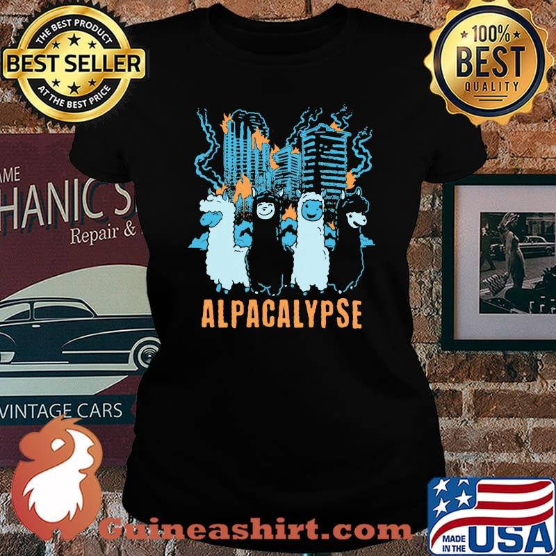 Official llama alpacalypse fires s Laides tee