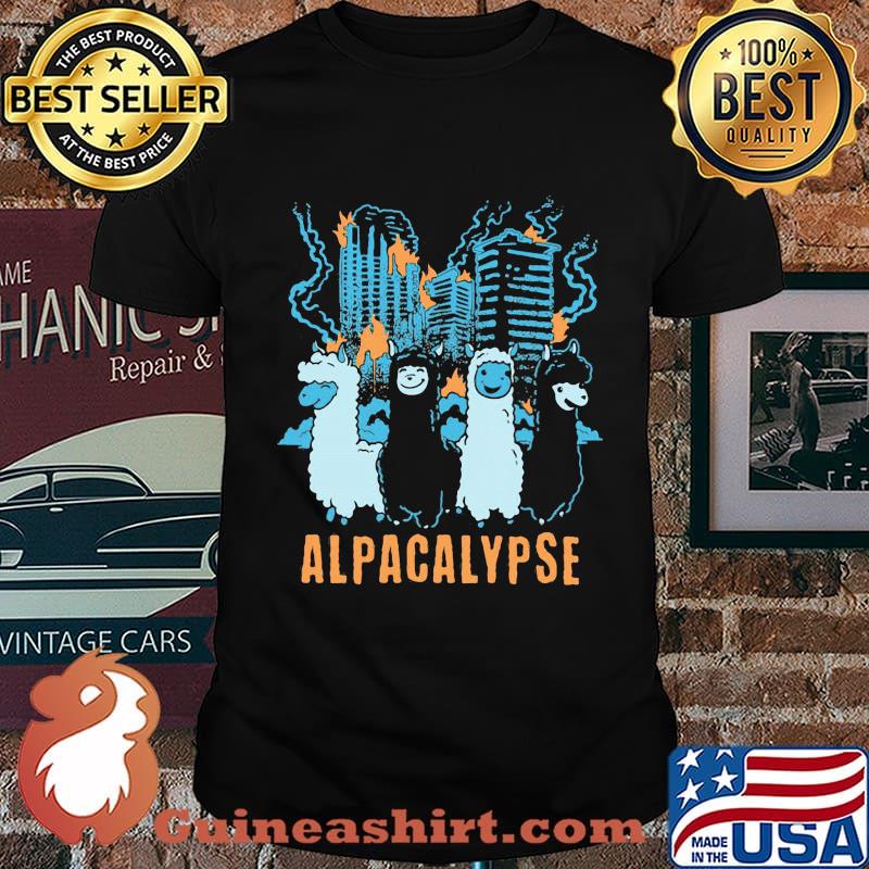 Official llama alpacalypse fires shirt