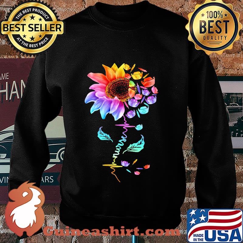 OFFICIAL NURSE COLORFUL SUNFLOWER SHIRT Sweater