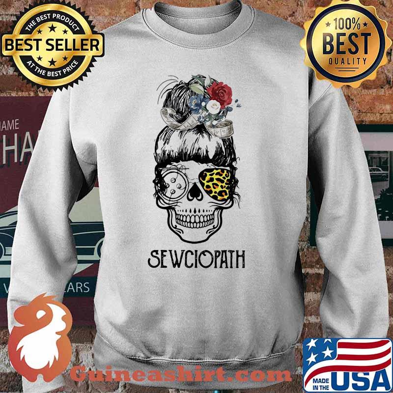 Official Skull girl Leopard sewciopath s Sweater