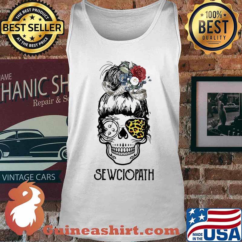 Official Skull girl Leopard sewciopath s Tank top