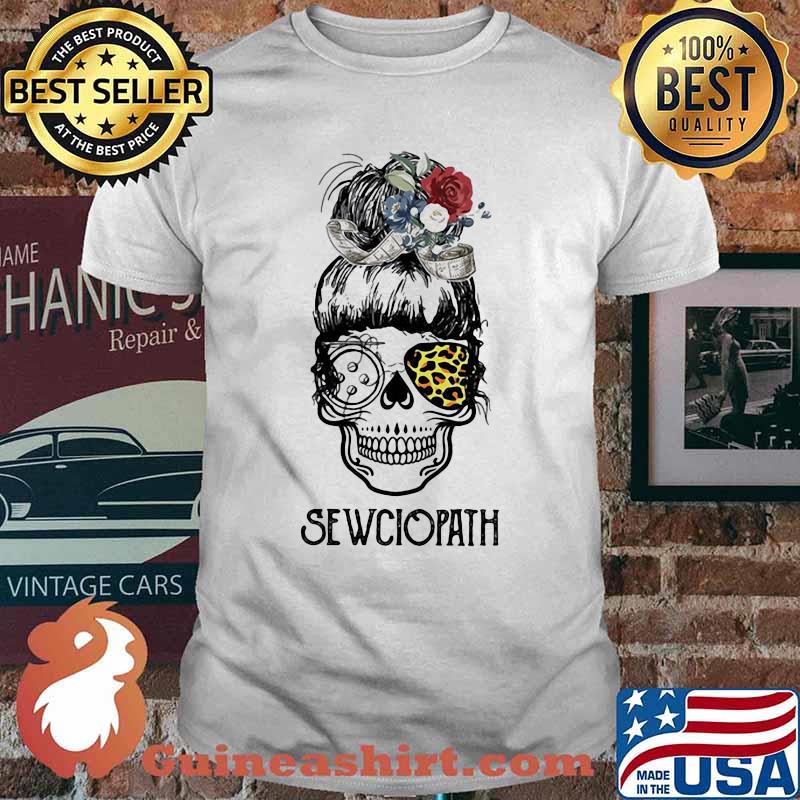 Official Skull girl Leopard sewciopath shirt