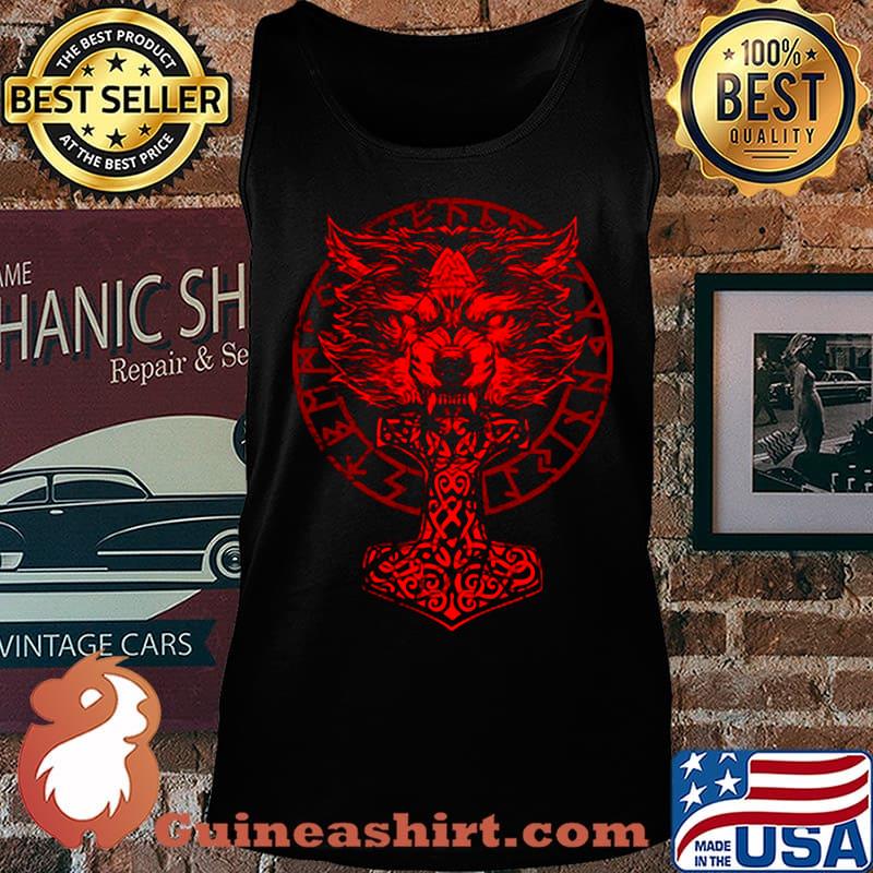 Official vikings wolf runes s Tank top