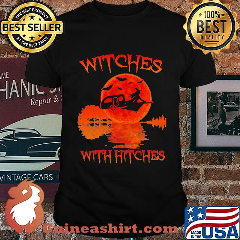 OFFICIAL WITCHES WITH HITCHES LADY SUNSET HALLOWEEN SHIRT