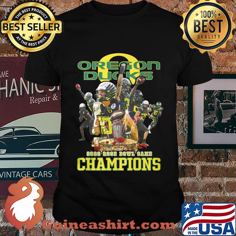 Oregon ducks 2020 rose bowl game champions shirt