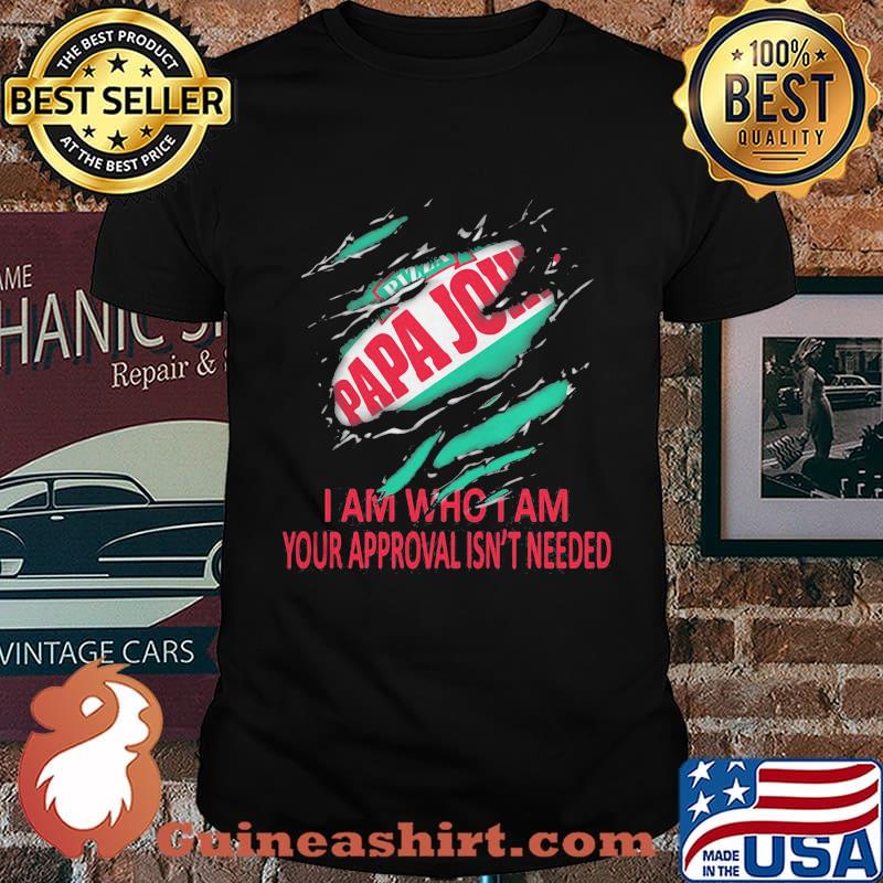 Papa john i don't stop when i'm tired i stop when i'm done shirt