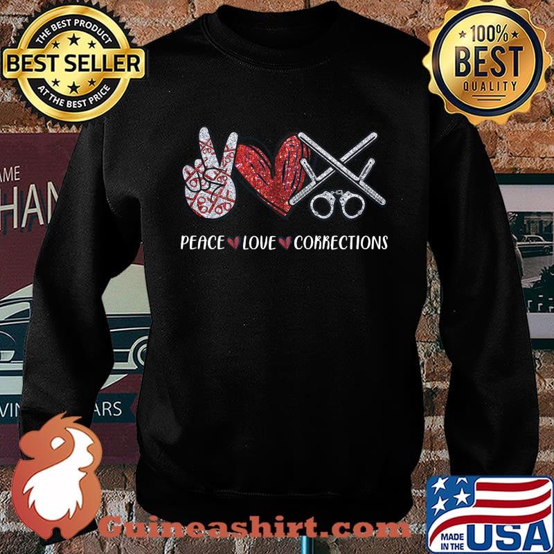 Peace love corrections diamond s Sweater