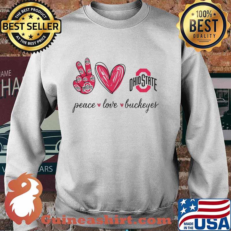 Peace love ohio state buckeyes s Sweater