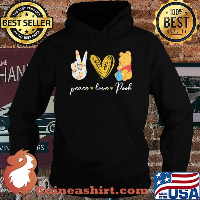 Peace love pooh diamond s Hoodie