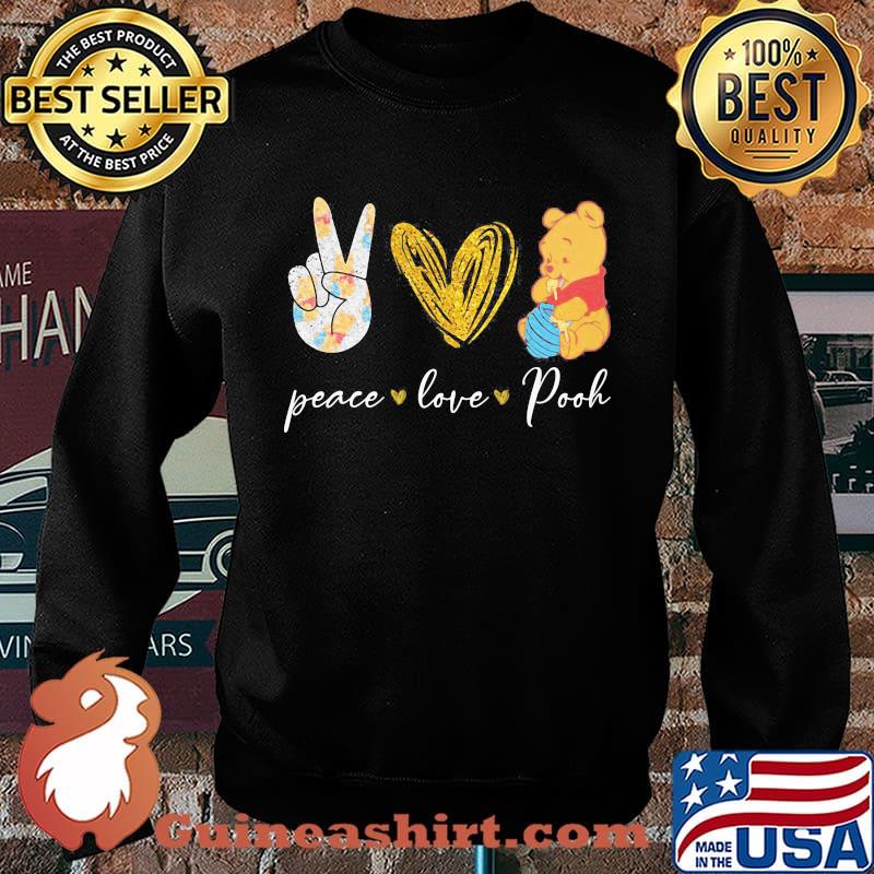 Peace love pooh diamond s Sweater
