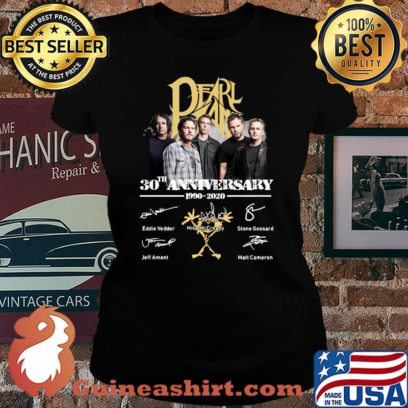 Pearl jam 30th anniversary 1990 2020 signatures s Laides tee