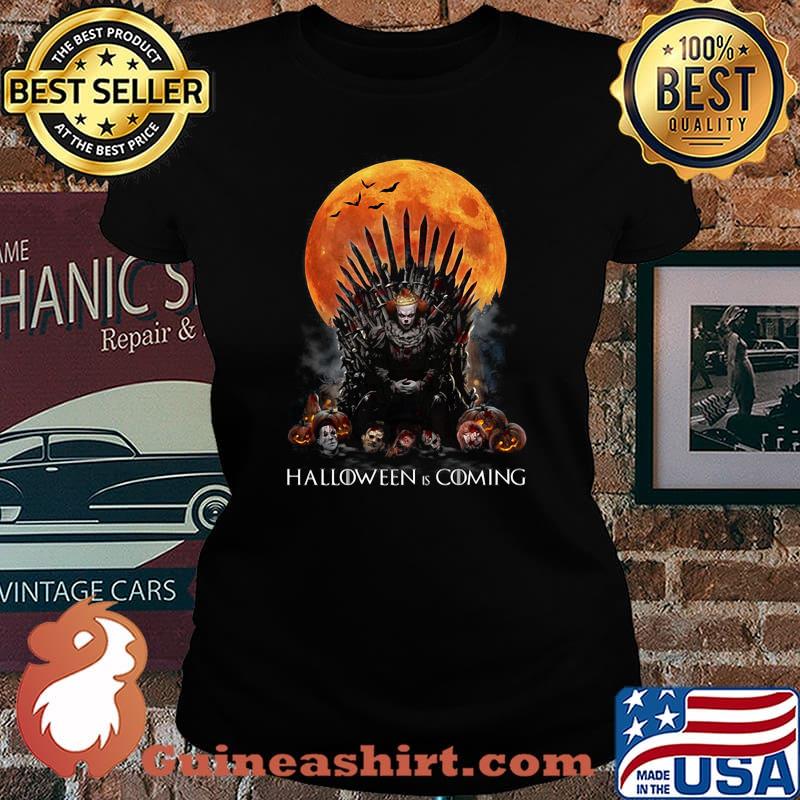 Pennywise the king of halloween is coming sunset s Laides tee
