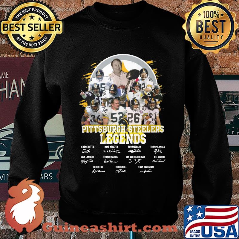 Pittsburgh steelers legends football players signatures s Sweater