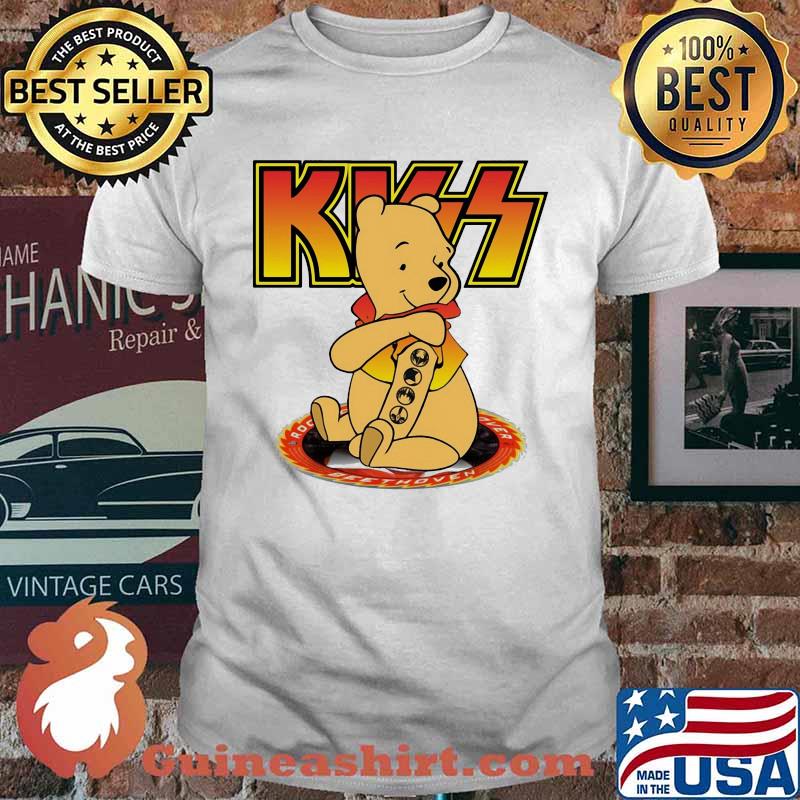 Pooh tattoos kiss band logo shirt