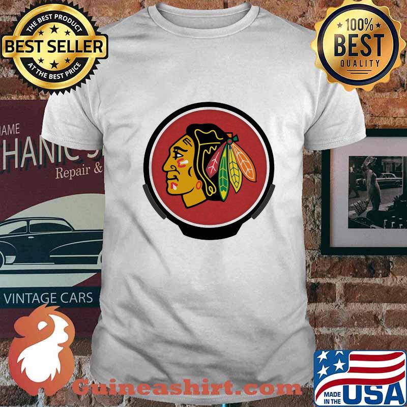 Power decal chicago blackhawks logo shirt